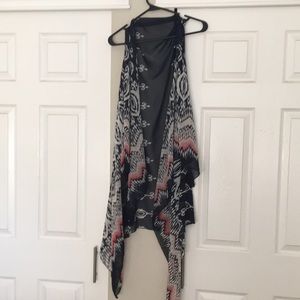 Sheer shawl/kimono